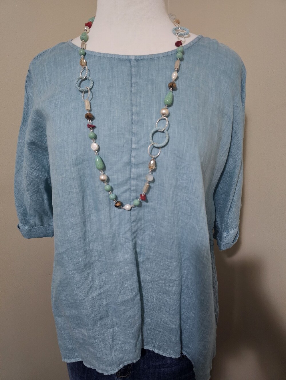 Linen Summer Blouse
